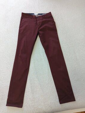 Chino Jules – Bordeaux / Lie de vin (Taille 30 US / 40 FR)